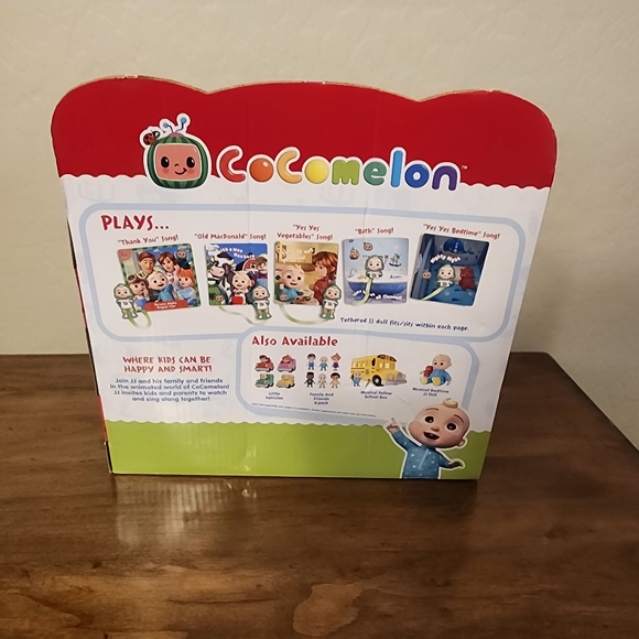 CoComelon Nursery Rhyme Singing Time Plush Book - Picture 2 of 5